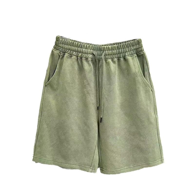 Nsom Gewassen Versleten Shorts, zomer Trendy Merk Retro High Street Vintage Shorts, Casual Sport Unisex Broek M