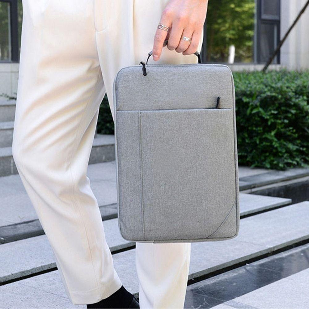 Wateproof Tablet Sleeve Bag Oxford Cloth Laptop Briefcase Durable Hand Bag for Home