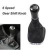 6 Speed Manual Gear Shift Knob Shifter Gaiter Boot Cover Car Accessories For Opel/Vauxhall Adam M13 2012 2013 2014-2019 Auto Interior Parts