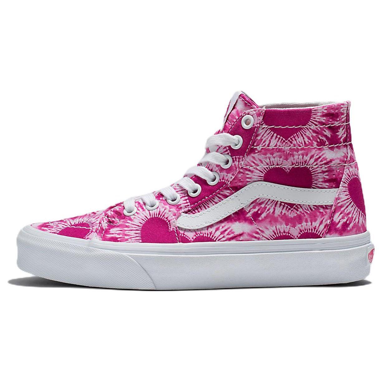 

Кроссовки унисекс Vans Sk8-Hi Tapered Tie Dye Hearts Розовая фуксия VN0A5KRUVDH 38