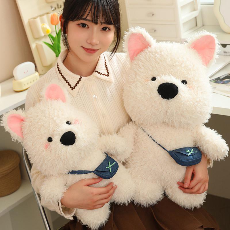 

Westie Puppy Plush Toy - Cozy Sleep Hug Gift for Girls 22cm