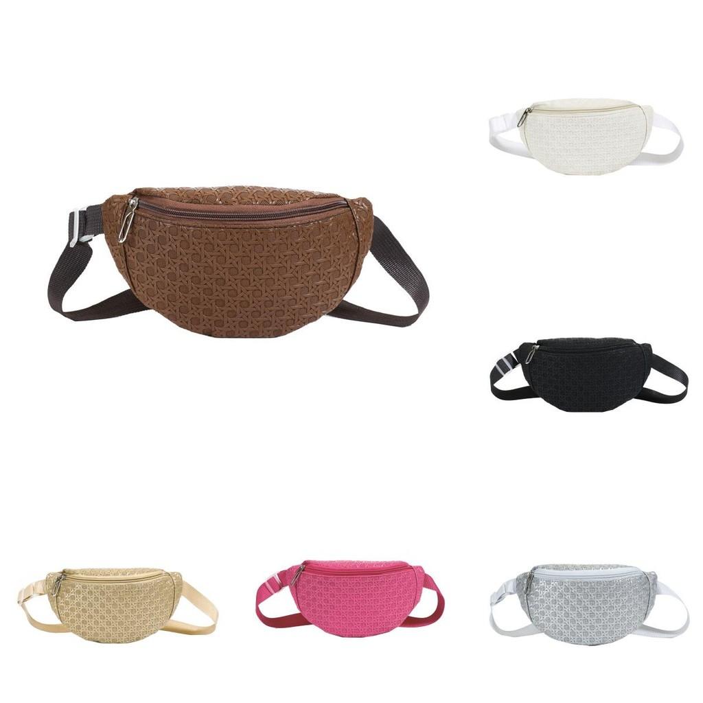 Color Retro Solid Fashionable Vintage Children Waist Pack Days Kindergarten