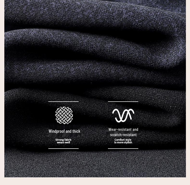 Men's Winter Warm Fleece Pants for Middle-aged and Elderly