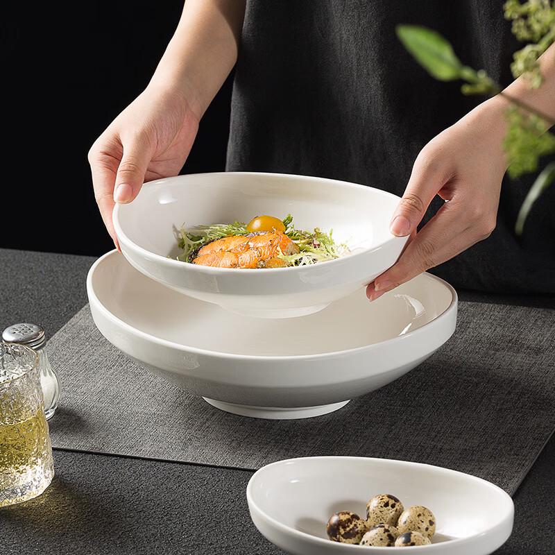 Dairuien Nordic Ceramic Ingot Boat Plates (2-Pack)