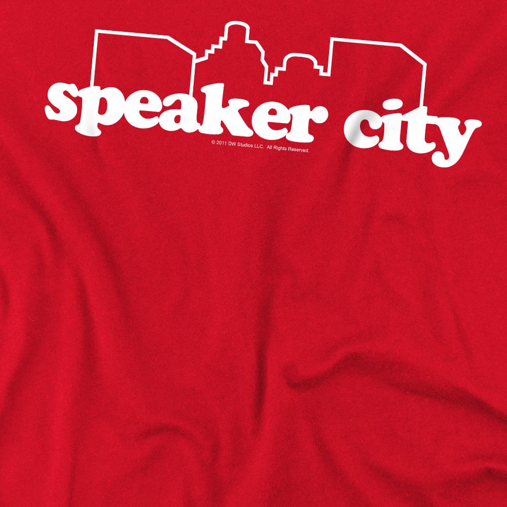 Old School Mens Speaker City Logo T-Shirt