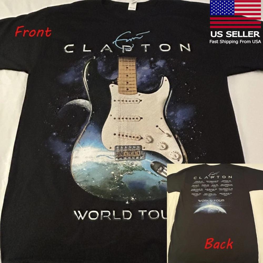 NEW SALE! ERIC CLAPTON WORLD TOUR 2025 MERCH T SHIRT, Fastship Unisex T-Shirt