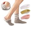 1Pair Invisible Insoles Inner Height Increase Silicone Insoles 1.5cm Translucent Breathable Shockproof Non Slip Unisex Elevation