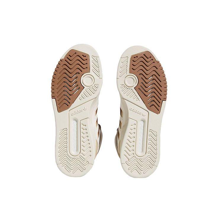 adidas Originals Drop Step XL Comfortable Versatile Non-Slip Wear-Resistant High-Top Skate Shoes Women Sneakers Brown White IF2686