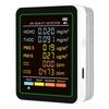 6-in-1 Air Quality Meter Real-Time CO2 Tester Portable Temperature Humidity Detector for Office School & Hotel
