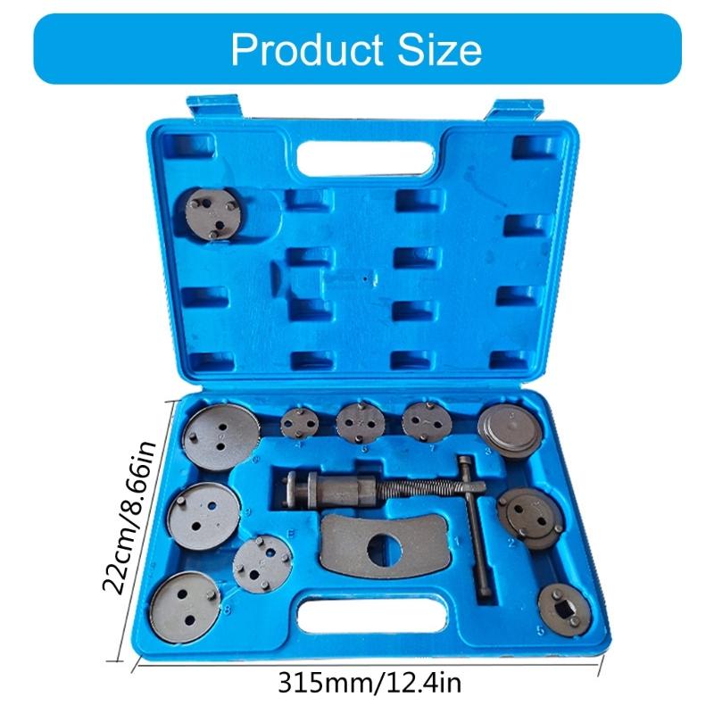 12pcs/13pcs Heavy Duty Brake Caliper Compressor Tool Set Compressor Rewind Tool for Most Vehicle Car Disc Brake Caliper