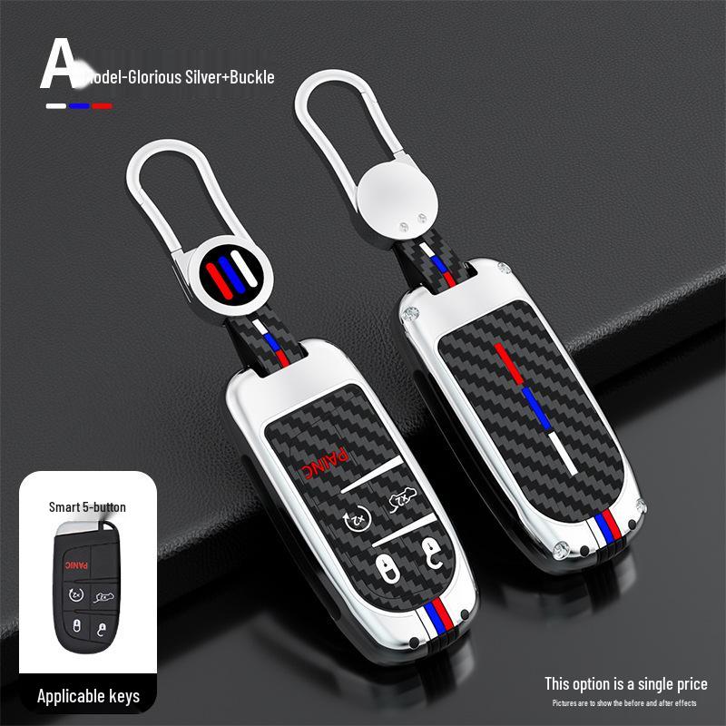 JEEP Jeep Key Case for Compass, Grand Commander, Free Light & Grand Cherokee