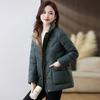 Down Cotton-Padded Jacket Women's Cotton-Padded Jacket Autumn/Winter Outerwear Fashionable And Slim Warm Jacket