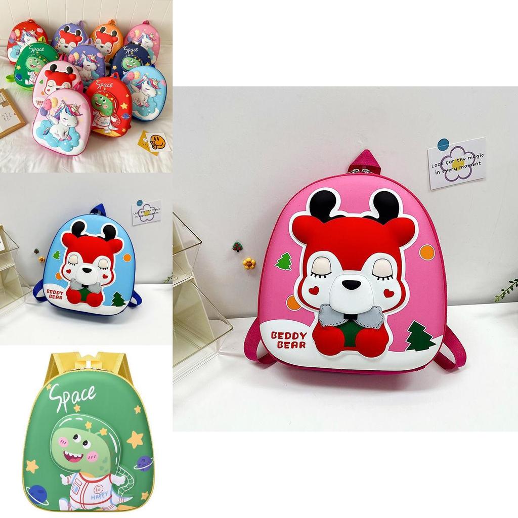 Cartoon Dinosaur Childrens Backpack With Arc Shoulder Straps For Preschoolers Special Characters Included