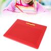 714pcs Magnetic Beads Drawing Writing Pad Sketch Board with Pen Kids Educational Toys (Red)