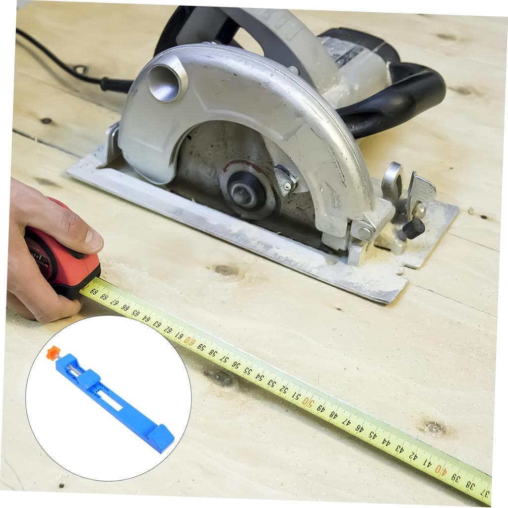 Uonlytech Adjustable Circular Saw Guide Rail Precision Cutting Base for Woodworking Metal Cutting Portable Guide with Secure Installation Safety Lock