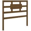 Headboard Honey Brown 95.5 X 4 X 100 Cm Solid Pine Wood