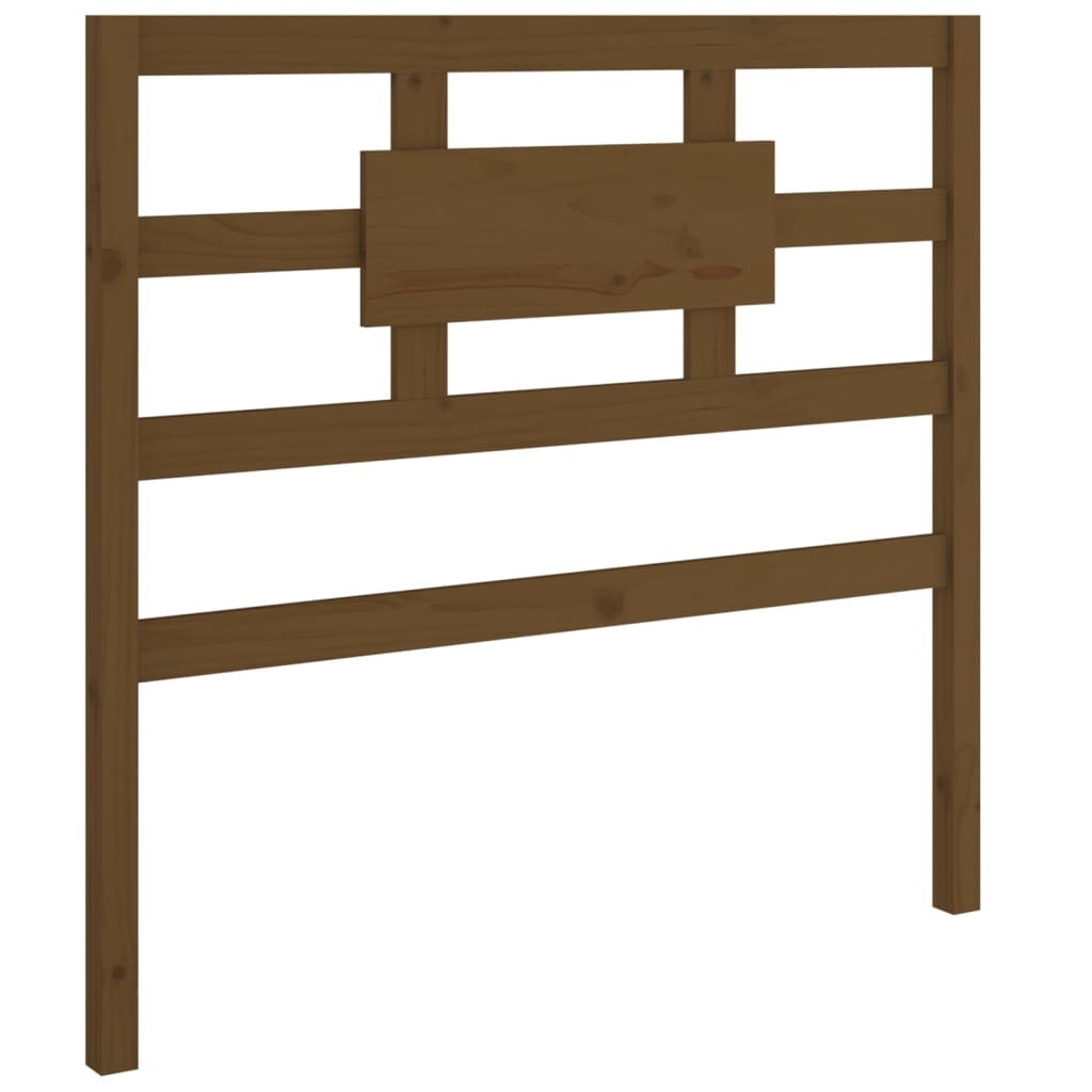 Headboard Honey Brown 95.5 X 4 X 100 Cm Solid Pine Wood