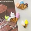8Pcs Mini Ice Cream Resin Refrigerator Magnets Food Refrigerator Home Decor Gift Magnets Magnetico Refrigerador