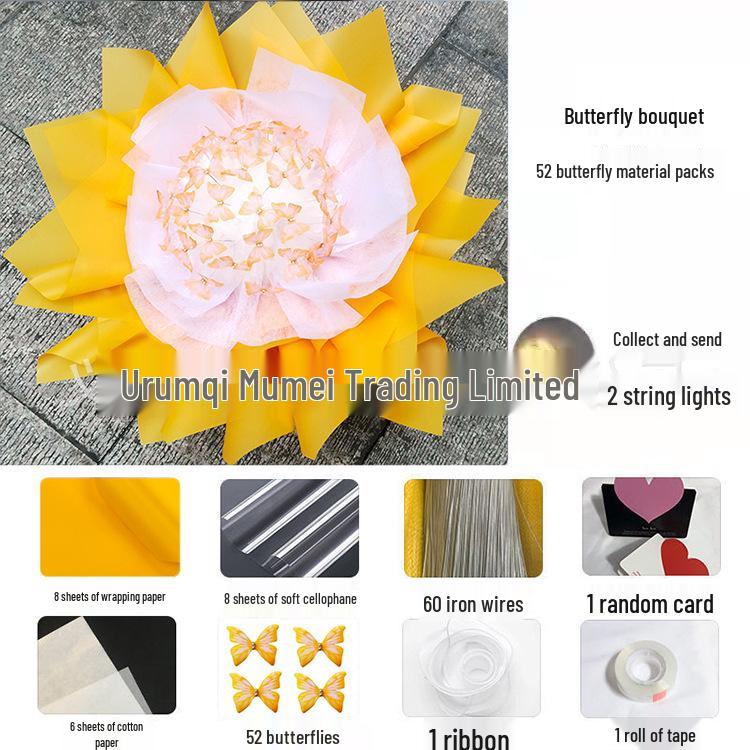 DIY Butterfly Bouquet Kit - Ideal Birthday or Valentine's Gift for Her