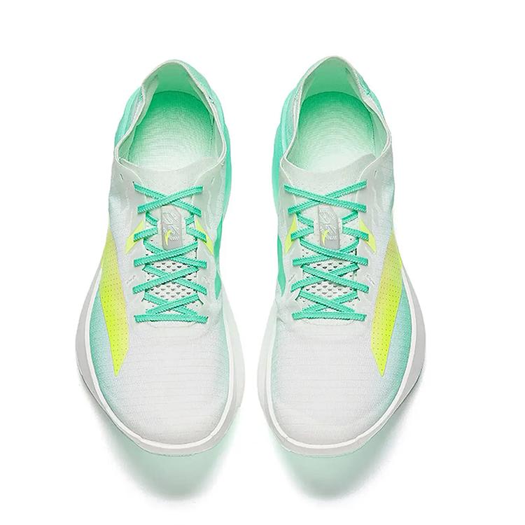 Anta C202 G9 2 Cushioning, Wear Resistant Low Top Racing Marathon Carbon Plate Running Shoes Women's White Green 122545573-5