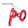 Bike  Bottle  Mount  Adapter Bike Handlebar Seat Post Bottle Cage Clamp Aluminium Alloy Double Buckle Kettle Holder