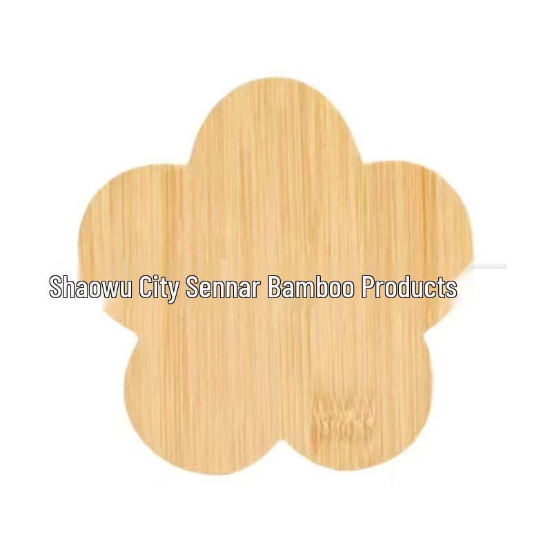 Bamboo Camphor Heat-Resistant Waterproof Anti-Slip Coaster - Durable, Anti-Scald, Drop-Resistant Pad for Kitchen & Dining Table