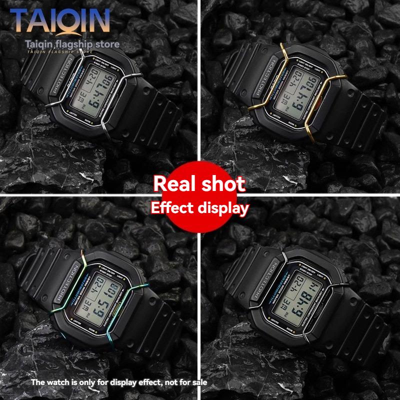 DW-5600 Uhrenschutz für Casio DW5600 GW-M5610 GW-B5600 Kollisionsschutz Metallschutzstange Uhrenzubehör Mehrere Farben