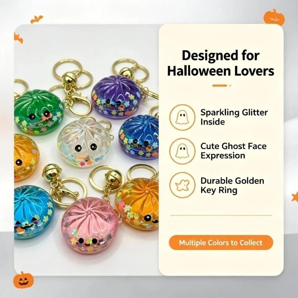 Flowing Sand Cartoon Pendant Squishy Bun Pendant Cute Steamed Bun Pendant Purse