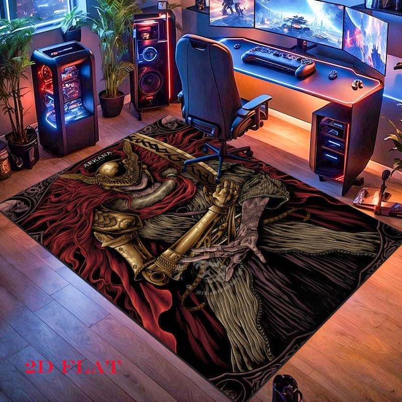 Malenia Valkyrie Carpet Rug for Living Room Bedroom Home Sofa Decoration,Kids play Nonslip Floor Mat