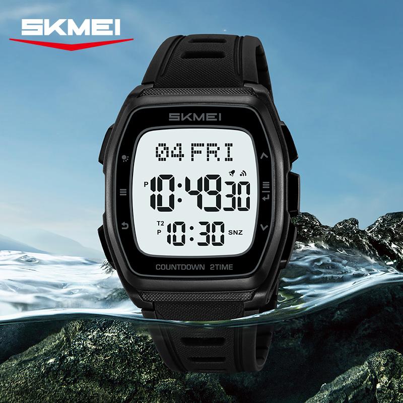 SKMEI 2441 Digital Sports Watches Countdown Watch for Men Waterproof Student Mens Wristwatches Stopwatch Clock Reloj Hombre