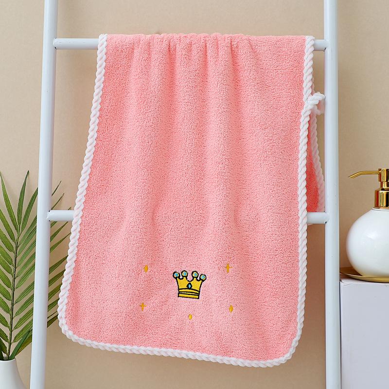 Thickened Absorbent Adult Embroidered Towels for Couples and Children
