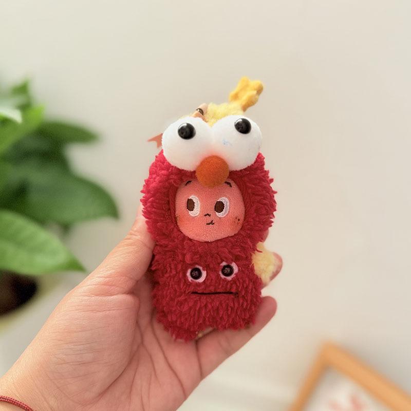 Mini Version 4.0 Vinyl Face Plush Blind Box Doll Clothes Christmas Set Small Nose Gaga Heart Bottom Password