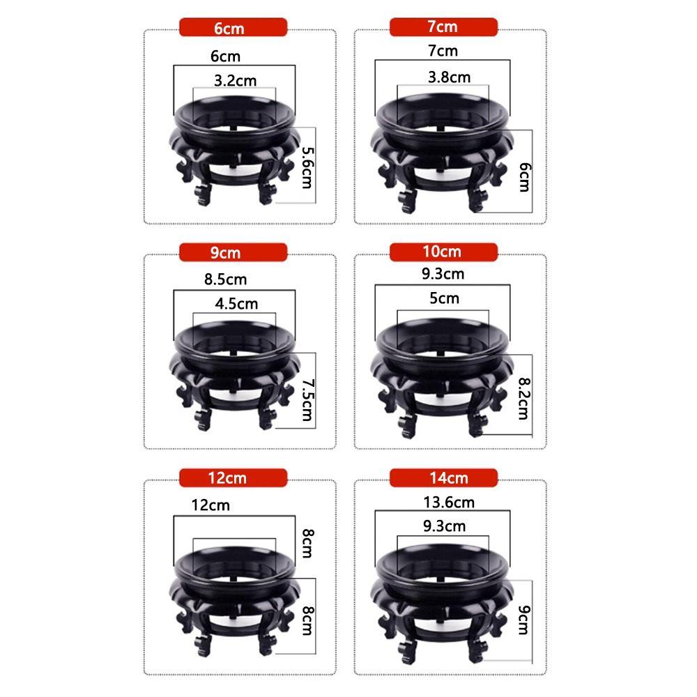 Soild Color Crystal Ball Holder Glassball Base Sphere Display Stand Home Decoration