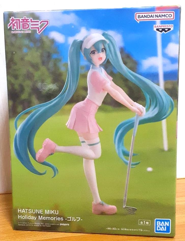 

Unopened Hatsune Miku Holiday Memories Golf Figure Prize A395