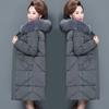 Middle-aged Women's Winter Cotton Coat  Mother's Down Jackets Women Winter Cotton Padded Jackets Warm Thick Parkas