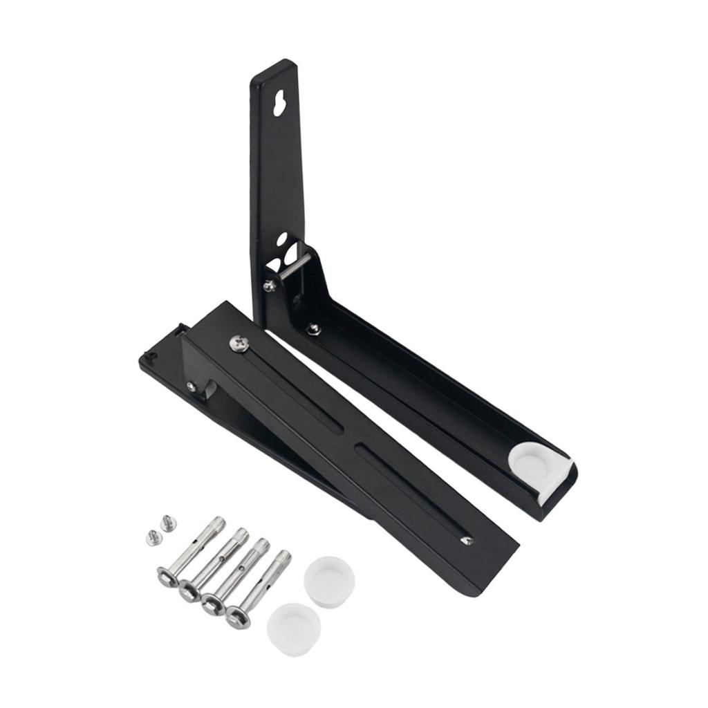 Microwave Oven Rack Accessory Carbon Steel Practical Extendable Sturdy Wall