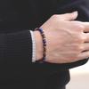 New Men Bracelet Natural Stone Handmade Wooden Braslet Beaded Rosary Braclet Hombre