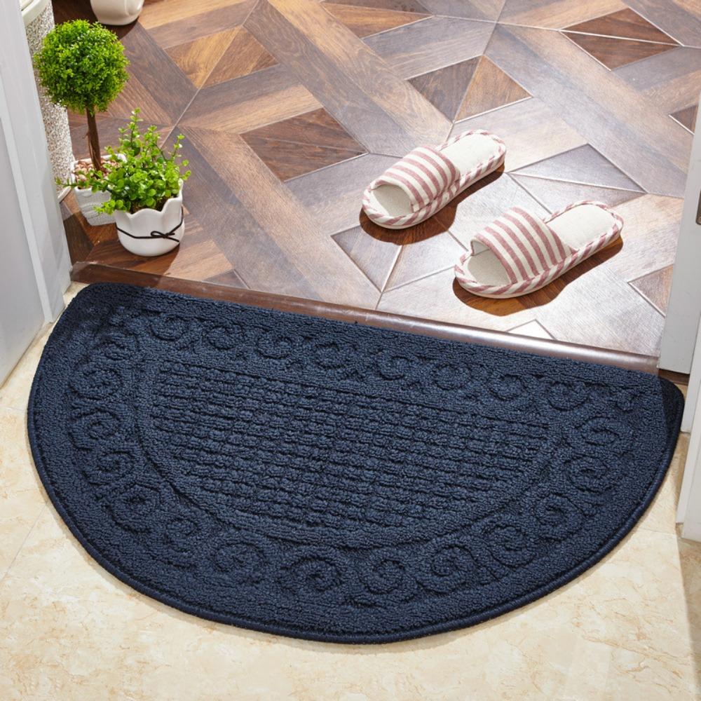 Home Semi-circular Floor Carpet Floor Mat Household Non-slip Bathroom Door Mat