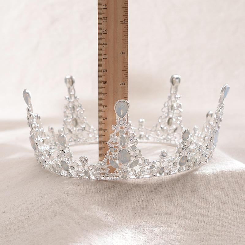 Neu Europäischen stil retro palace königin barock runde volle kreis krone krone foto studio kopf