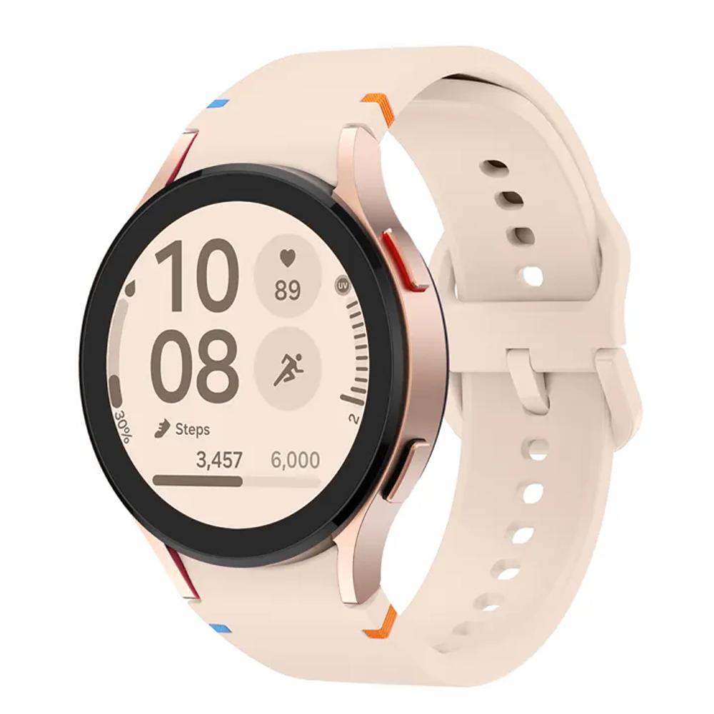 Official-website Strap for Samsung Galaxy Watch 7 FE 44mm 40mm Silicone Bracelet Galaxy Watch6 4 6 Classic 5 Pro Band 43mm 47mm
