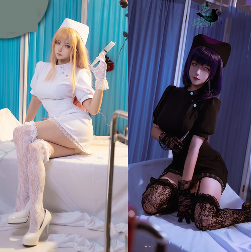 

[Лаванда] Костюм медсестры Китагавы Марин для косплея, Белый, Размер M, Костюм для рождественской вечеринки