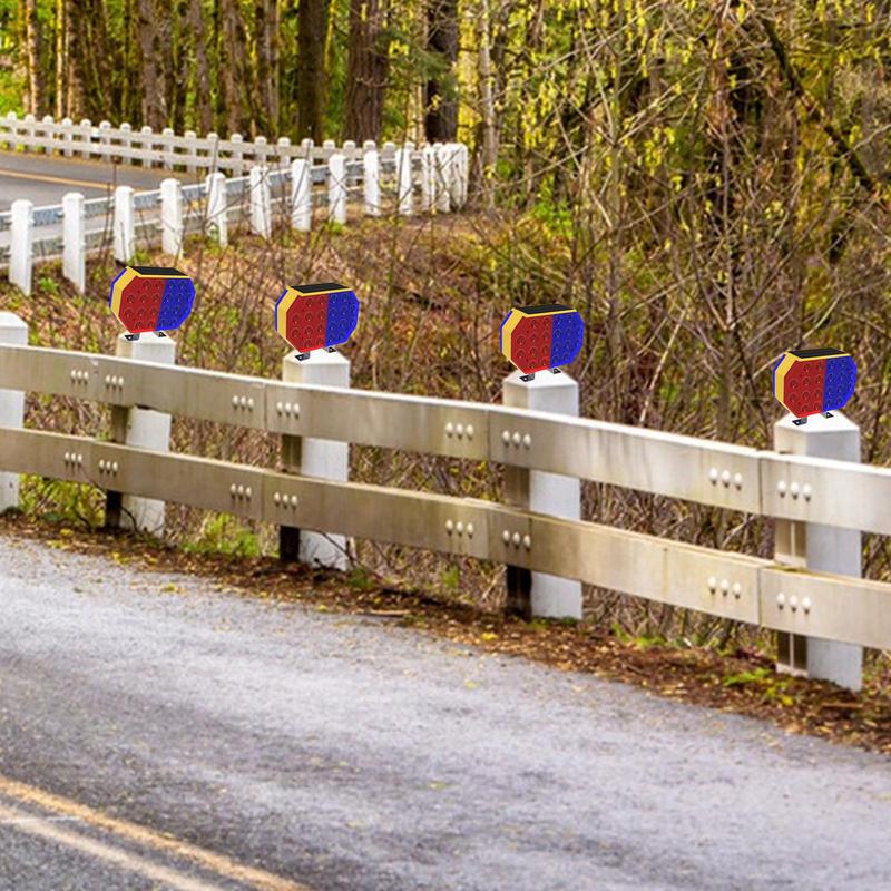 Traffic Light Lamp Traffic Lights Solar-Powered Red Green LED Traffic Signal Energy Saving Warning Lights For Vehicles City