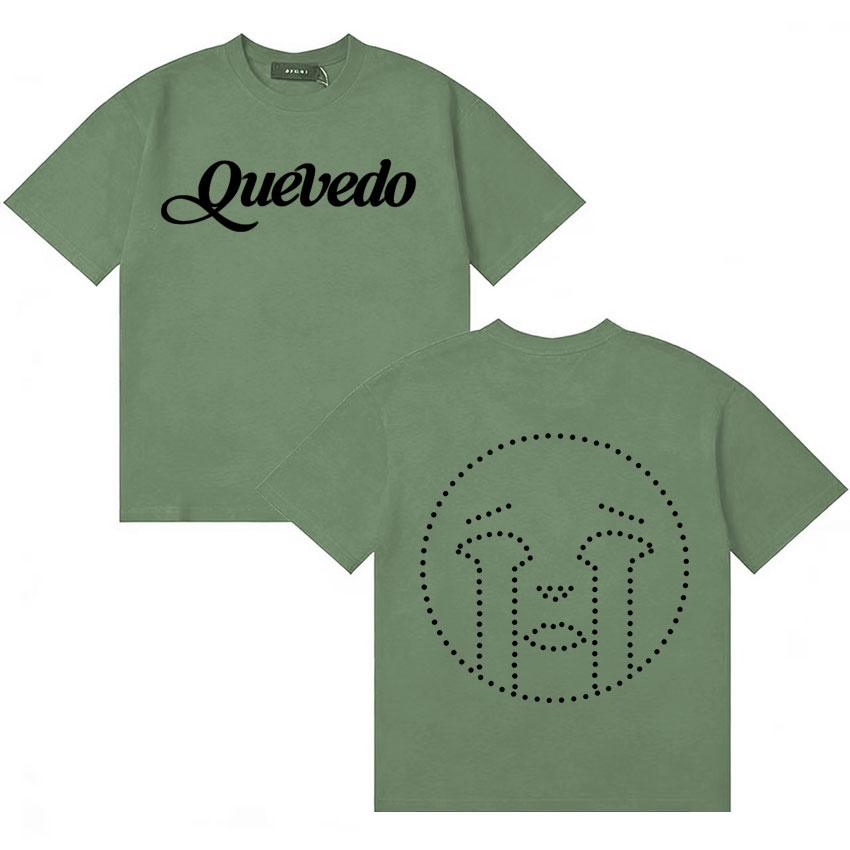 

Rapper Quevedo Buenas Noches Harajuku T Shirts Unisexs Women Y2K Cotton Short Sleeve Tshirts Fashion Oversized Tshirt Streetwear 4XL