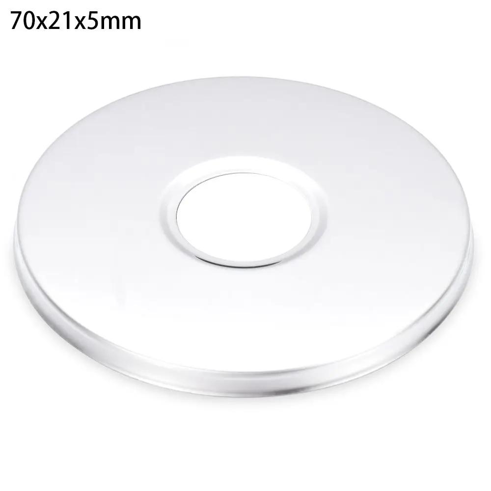 New Chrome Stainless Steel Flange Cover Pipe Wall Covers Faucet Decor Faucet Decorative Cover Faucet Accessories
