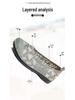 Women's Breathable Mesh Slip-On Shoes - Summer Embroidered Soft Sole, Non-Slip for Middle-Aged & Elderly