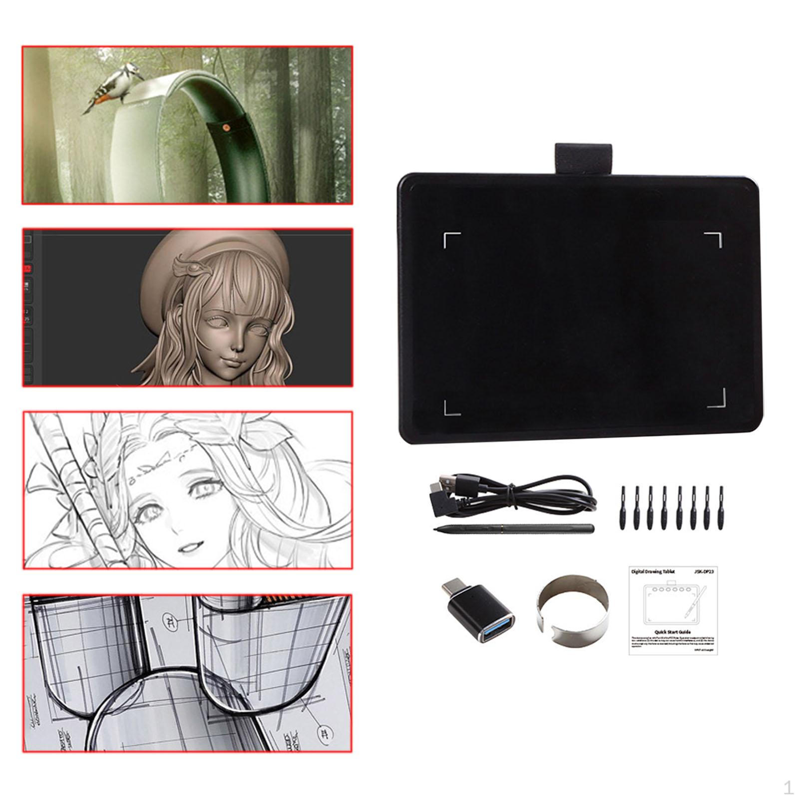 

Графический планшет для рисования с большой активной областью для рисования от руки 6 inch