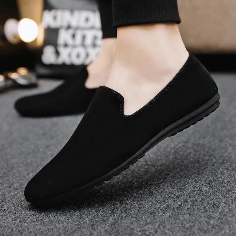 Mens Loafers Flat Casual Shoes for Men Slip-ons Designer Shoes Man Low Top Male Sneakers 2025 New Arrival Zapatos De Hombre