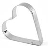 5PCS Stainless Steel Heart Cookie Cutters Valentines Day Biscuits Molds Cake Bakewares Dessert Baking Accessories