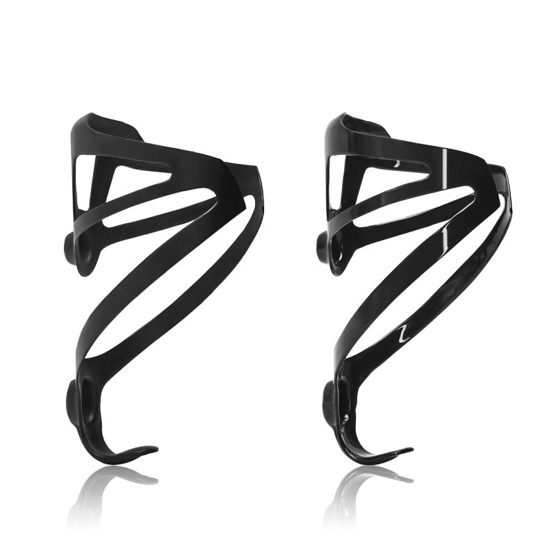 Fahrradflaschenhalter aus Vollcarbonfaser Superleicht Mountainbike Rennrad Wasserflaschenhalter Matt Glänzend Schwarz MTB Zubehör