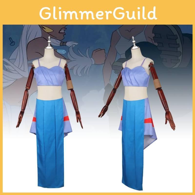 The Lost Empire Princess Kida Cos Clothing Movie Cosplay Perform Party Theatre